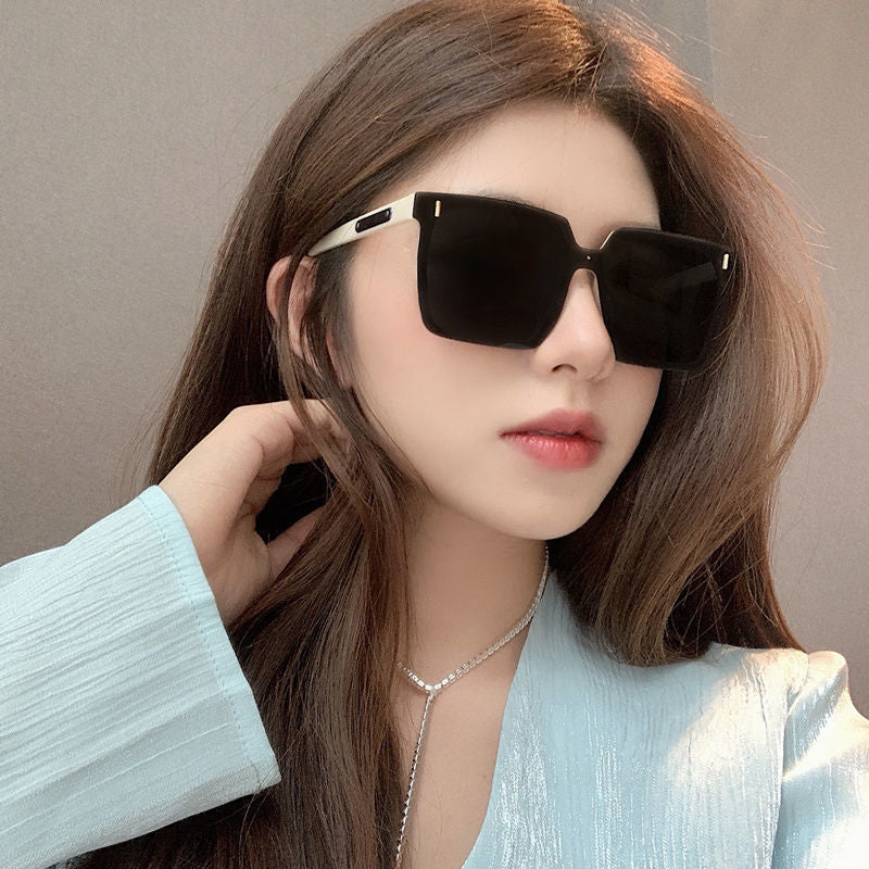 Square sunglasses, new UV resistant sunglasses, unisex high-end sunglasses